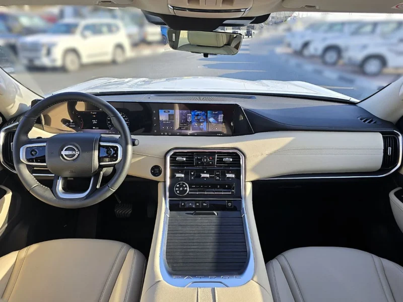 2026 Nissan Patrol SE T2 3.8 Litres 6 Cylinders Petrol Engine White Tan SUV GCC Specs
