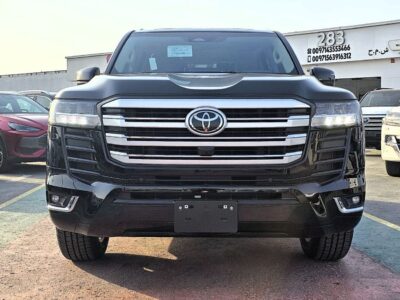 2026 Toyota Land Cruiser GXR 3.5L Twin Turbo 6 Cylinders Hybrid Engine Black Beige SUV