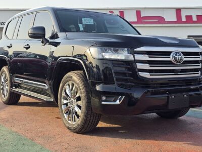 2026 Toyota Land Cruiser GXR 3.5L Twin Turbo 6 Cylinders Hybrid Engine Black Beige SUV