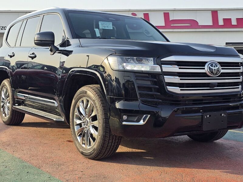 2026 Toyota Land Cruiser GXR 3.5L Twin Turbo 6 Cylinders Hybrid Engine Black Beige SUV