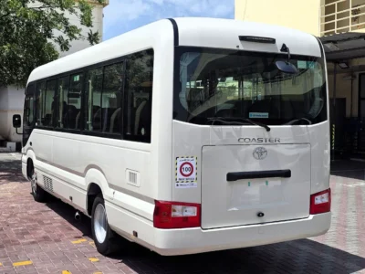 2026 Toyota Coaster 2.7l 4 Cylinders Petrol Engine M/T RWD 23 seats White Brown Bus