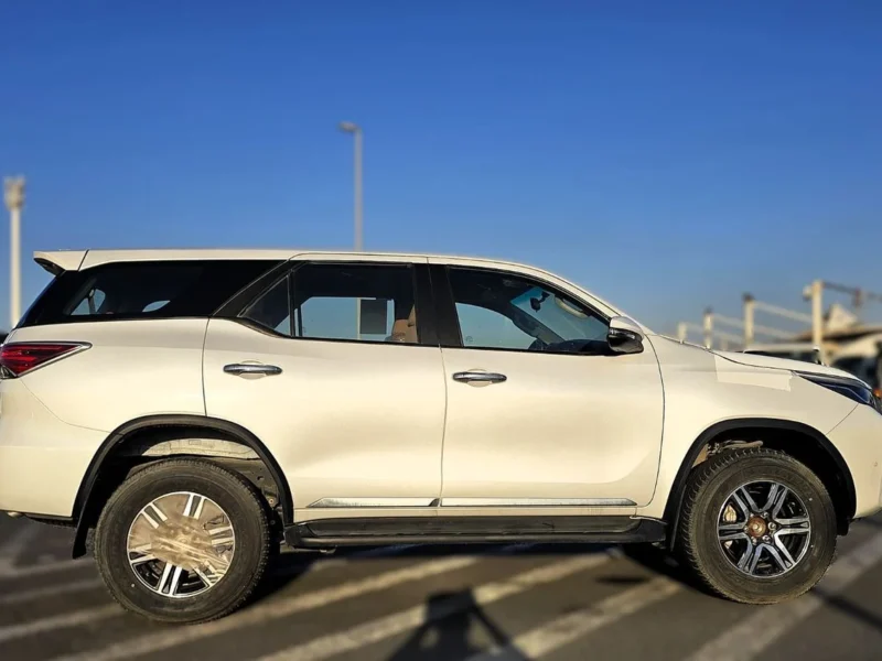 2023 Toyota Fortuner 2.7 Litres 4 Cylinders Petrol Engine White Tan SUV GCC Specs