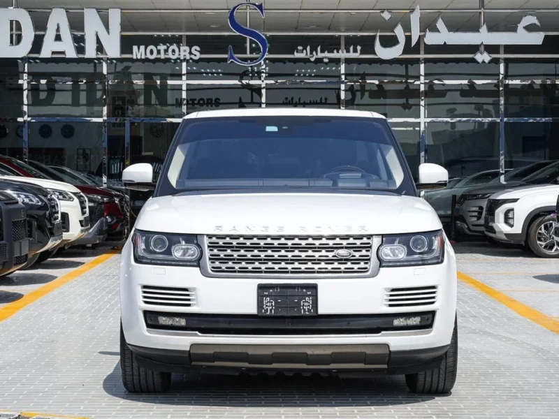 2016 Land Rover Range Rover HSE 3.0 Litres 6 Cylinders Petrol Engine White Brown SUV GCC