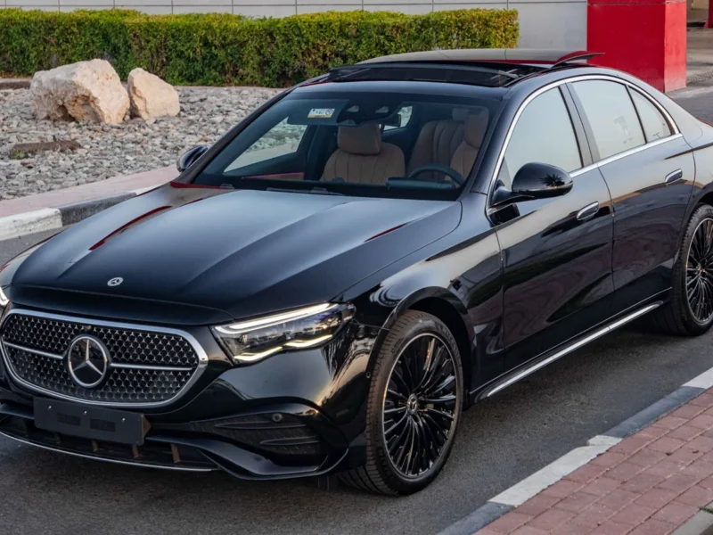 2026 Mercedes‑Benz E300 AMG Package 2.0L Turbocharged Petrol 4 Cylinders Black Tan Sedan