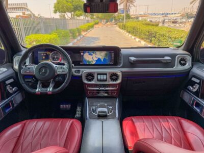 2023 Mercedes Benz G63 AMG STD 4.0 Litres V8 Petrol Engine Black Red SUV European Specs