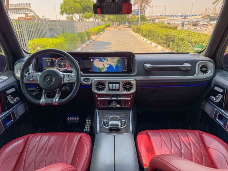 2023 Mercedes Benz G63 AMG STD 4.0 Litres V8 Petrol Engine Black Red SUV European Specs