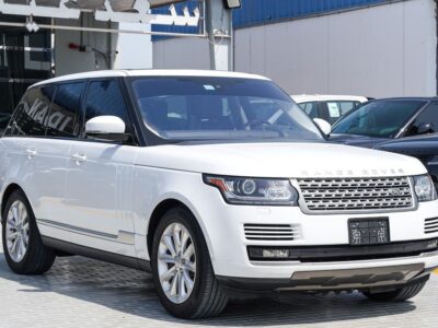 2016 Land Rover Range Rover HSE 3.0 Litres 6 Cylinders Petrol Engine White Brown SUV GCC