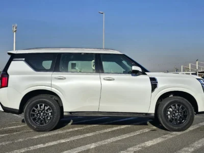 2026 Nissan Patrol SE T2 3.8 Litres 6 Cylinders Petrol Engine White Tan SUV GCC Specs