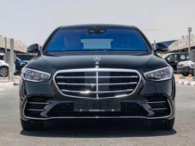 2024 Mercedes-Benz S500 4MATIC 3.0L Turbocharged Inline-6 Petrol Engine Black Tan Sedan GCC