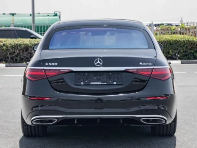 2024 Mercedes-Benz S500 4MATIC 3.0L Turbocharged Inline-6 Petrol Engine Black Tan Sedan GCC