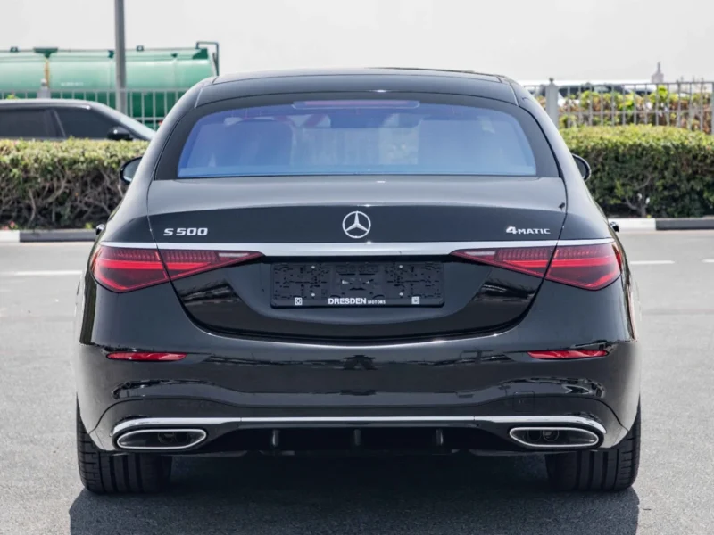 2024 Mercedes-Benz S500 4MATIC 3.0L Turbocharged Inline-6 Petrol Engine Black Tan Sedan GCC