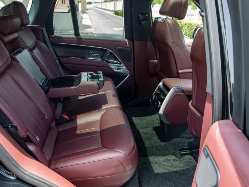 2022 Land Rover Range Rover HSE P530 4.4L Twin‑Turbo V8 Engine Black Burgundy SUV GCC Specs