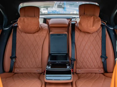 2024 Mercedes-Benz S500 4MATIC 3.0L Turbocharged Inline-6 Petrol Engine Black Tan Sedan GCC