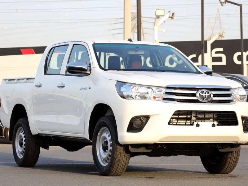 2026 Toyota Hilux Double Cab Base 4 Cylinders Diesel Engine MT White Red Pickup Truck