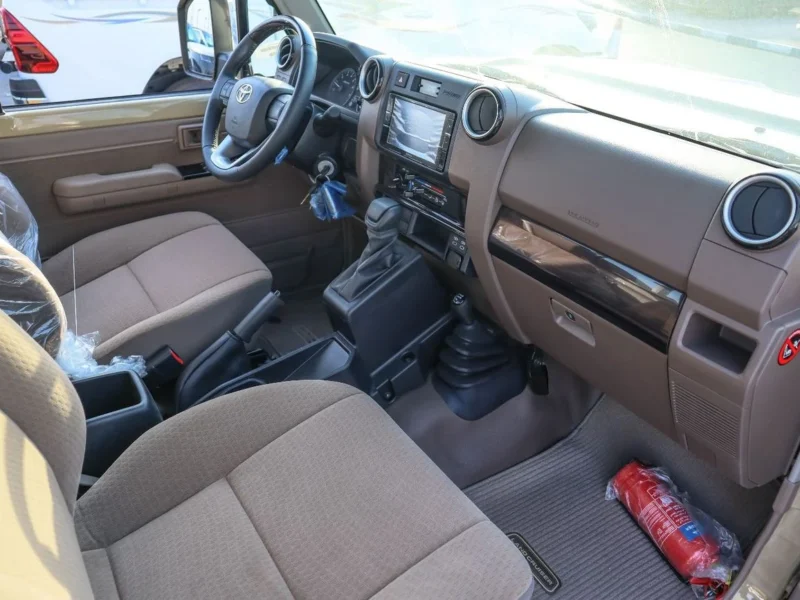 2026 Toyota Land Cruiser 70 Series 4.0L V6 Single Cab Utility Beige Pickup Truck GCC Specs