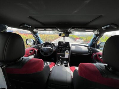 2023 Nissan Patrol NISMO 5.6 Litres 8 Cylinders Petrol Engine Silver Red SUV GCC Specs