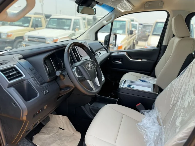 2026 Toyota Granvia Petrol 3.5 Litres 6 Cylinders Petrol Engine Black Beige Van GCC Specs