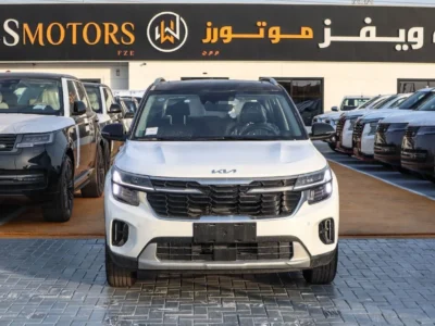 2025 Kia Seltos EX GLS MID Option1.5 Litres MPI 4 Cylinders Petrol Engine White Black SUV