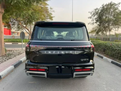 2026 Infiniti QX80 SENSORY BENCH CHAIRS 3.5 Litres 6 Cylinders Petrol Engine Black Tan SUV