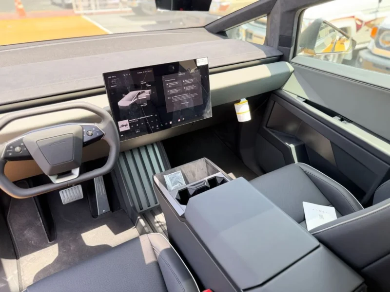 2026 Tesla Cybertruck FOUNDATION SERIES CYBERBEAST Electric Vehicle Silver Black Truck