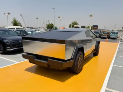 2026 Tesla Cybertruck FOUNDATION SERIES CYBERBEAST Electric Vehicle Silver Black Truck