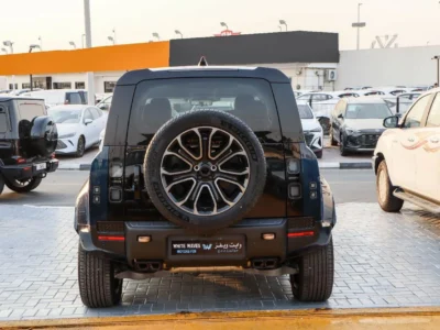 2026 Land Rover Defender OCTA 4.4-Liter Twin-Turbocharged V8 Engine Blue White SUV