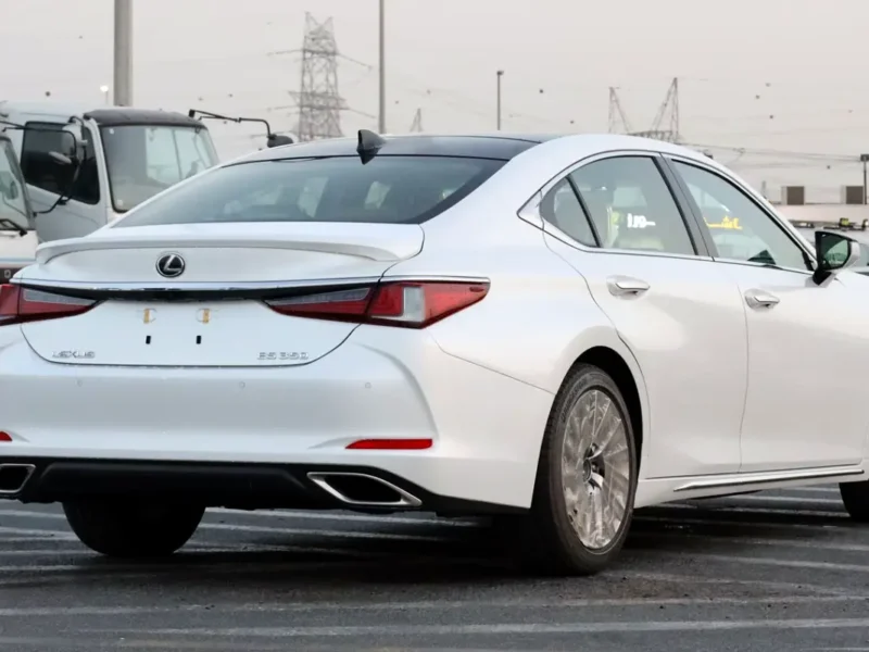 2025 Lexus ES-Series ES 350 Premier 6 Cylinders petrol Engine White Beige Sedan GCC Specs