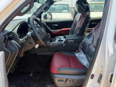 2026 Toyota Land Cruiser VXR 3.5L 6 Cylinders Twin Turbo Petrol Engine White Red SUV GCC