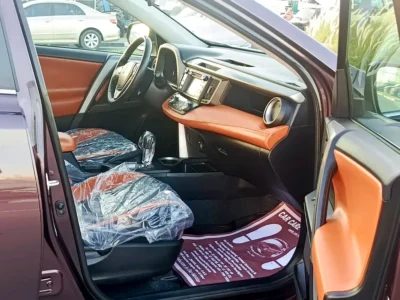 2018 Toyota RAV 4 XLE Premium 4 Cylinders Petrol Engine Burgundy Maroon SUV US Specs