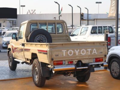 2026 Toyota Land Cruiser 70 Series 4.0L V6 Single Cab Utility Beige Pickup Truck GCC Specs