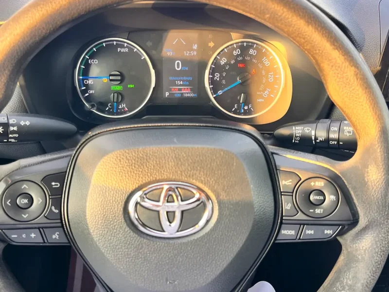 2022 Toyota RAV 4 XLE Premium Hybrid 4 Cylinders Engine Grey Black SUV American Specs