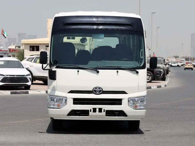 2025 Toyota Coaster 4 Cylinders Petrol Engine Manual White Beige Van GCC Specs