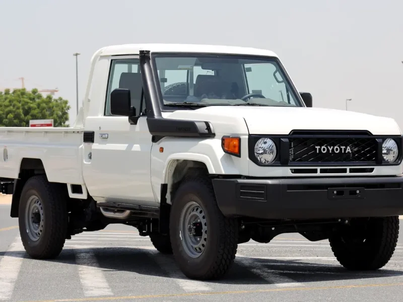 2026 Toyota Land Cruiser 79 Series Single Cab 4 Cylinders Diesel Engine MT White Beige Pickup
