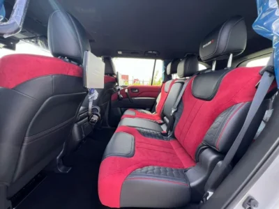 2023 Nissan Patrol NISMO 5.6 Litres 8 Cylinders Petrol Engine White Red SUV GCC Specs
