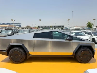2026 Tesla Cybertruck FOUNDATION SERIES CYBERBEAST Electric Vehicle Silver Black Truck