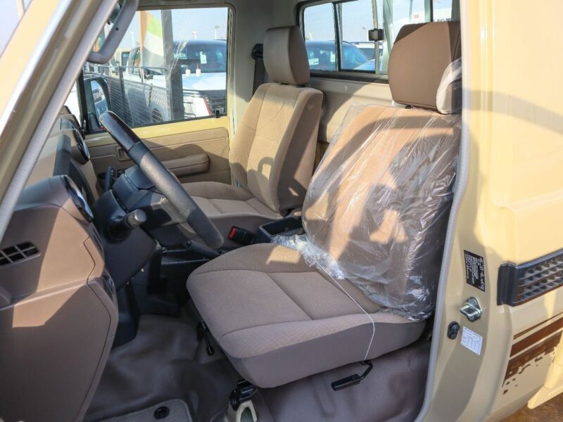 2026 Toyota Land Cruiser 70 Series 4.0L V6 Single Cab Utility Beige Pickup Truck GCC Specs