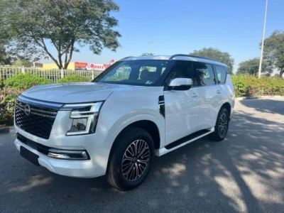 2026 Nissan Patrol SE PLATINUM CITY 3.8-liter V6 Petrol Engine White Red SUV GCC Specs