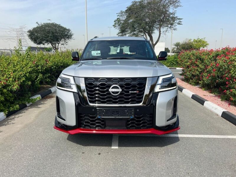 2023 Nissan Patrol NISMO 5.6 Litres 8 Cylinders Petrol Engine Silver Red SUV GCC Specs