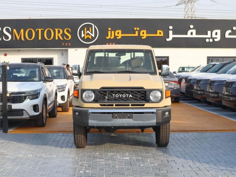 2026 Toyota Land Cruiser 70 Series 4.0L V6 Single Cab Utility Beige Pickup Truck GCC Specs