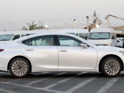 2025 Lexus ES-Series ES 350 Premier 6 Cylinders petrol Engine White Beige Sedan GCC Specs