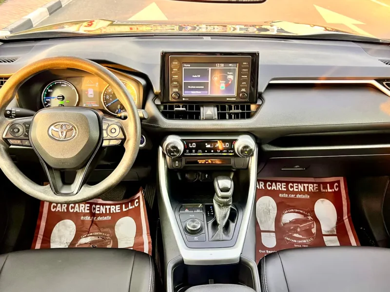 2022 Toyota RAV 4 XLE Premium Hybrid 4 Cylinders Engine Grey Black SUV American Specs