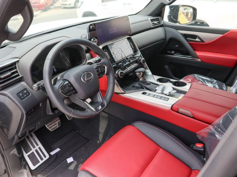 2026 Lexus LX600 F SPORT 3.5 Litres Twin Turbo Petrol Engine Black Red SUV GCC Specs
