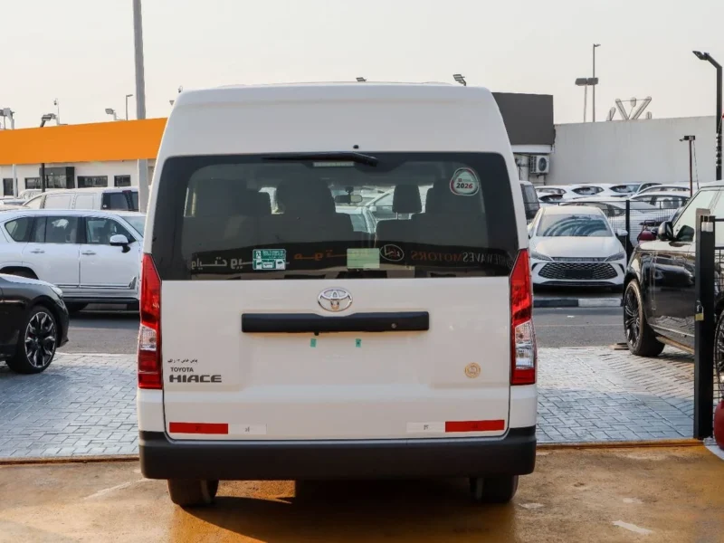 2026 Toyota Hiace GL 3.5 Litres 6 Cylinders Petrol Engine White Black Van GCC Specs