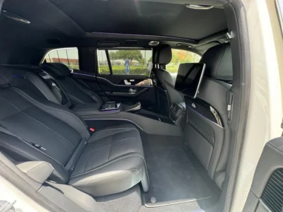 2024 Mercedes Maybach GLS600 4.0-liter Twin-turbocharged V8 Engine White Black SUV