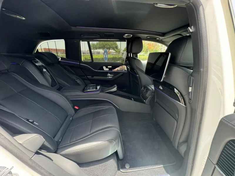 2024 Mercedes Maybach GLS600 4.0-liter Twin-turbocharged V8 Engine White Black SUV