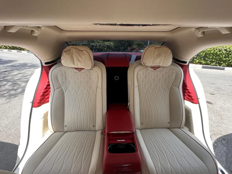 2022 Bentley Flying Spur 4.0 Litres V8 Petrol Engine White Red Sedan Japanese Specs