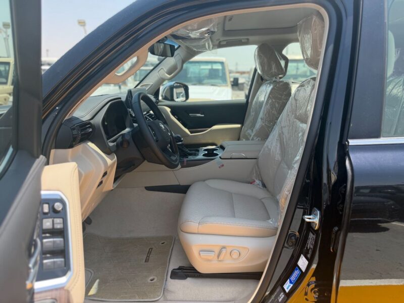 2026 Toyota Land Cruiser VXR 4.0 Litres 6 Cylinders Petrol Engine Black Beige SUV GCC Specs