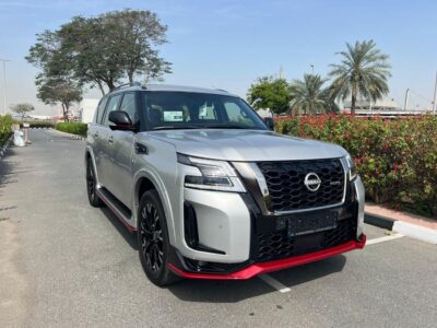 2023 Nissan Patrol NISMO 5.6 Litres 8 Cylinders Petrol Engine Silver Red SUV GCC Specs
