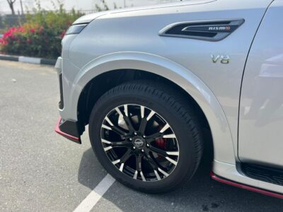 2023 Nissan Patrol NISMO 5.6 Litres 8 Cylinders Petrol Engine Silver Red SUV GCC Specs