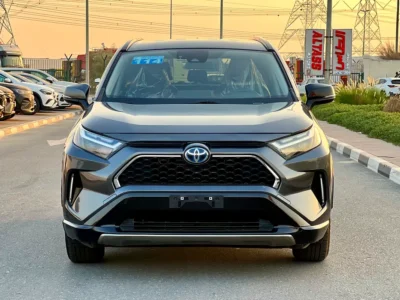 2022 Toyota RAV 4 XLE Premium Hybrid 4 Cylinders Engine Grey Black SUV American Specs